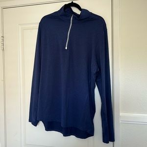 XXL KIRKLAND QUARTER ZIP LONG SLEEVE POLO